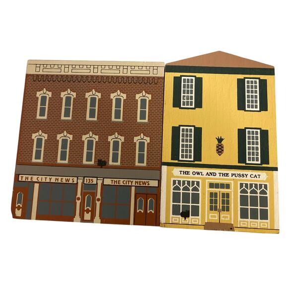 The Cat’s Meow 1992 Series X Lot of 7 Buildings –style by Faline Jones - Picture 2 of 5